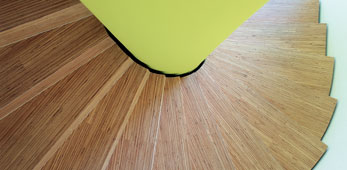 Gemeidehaus stairs clad in SVL